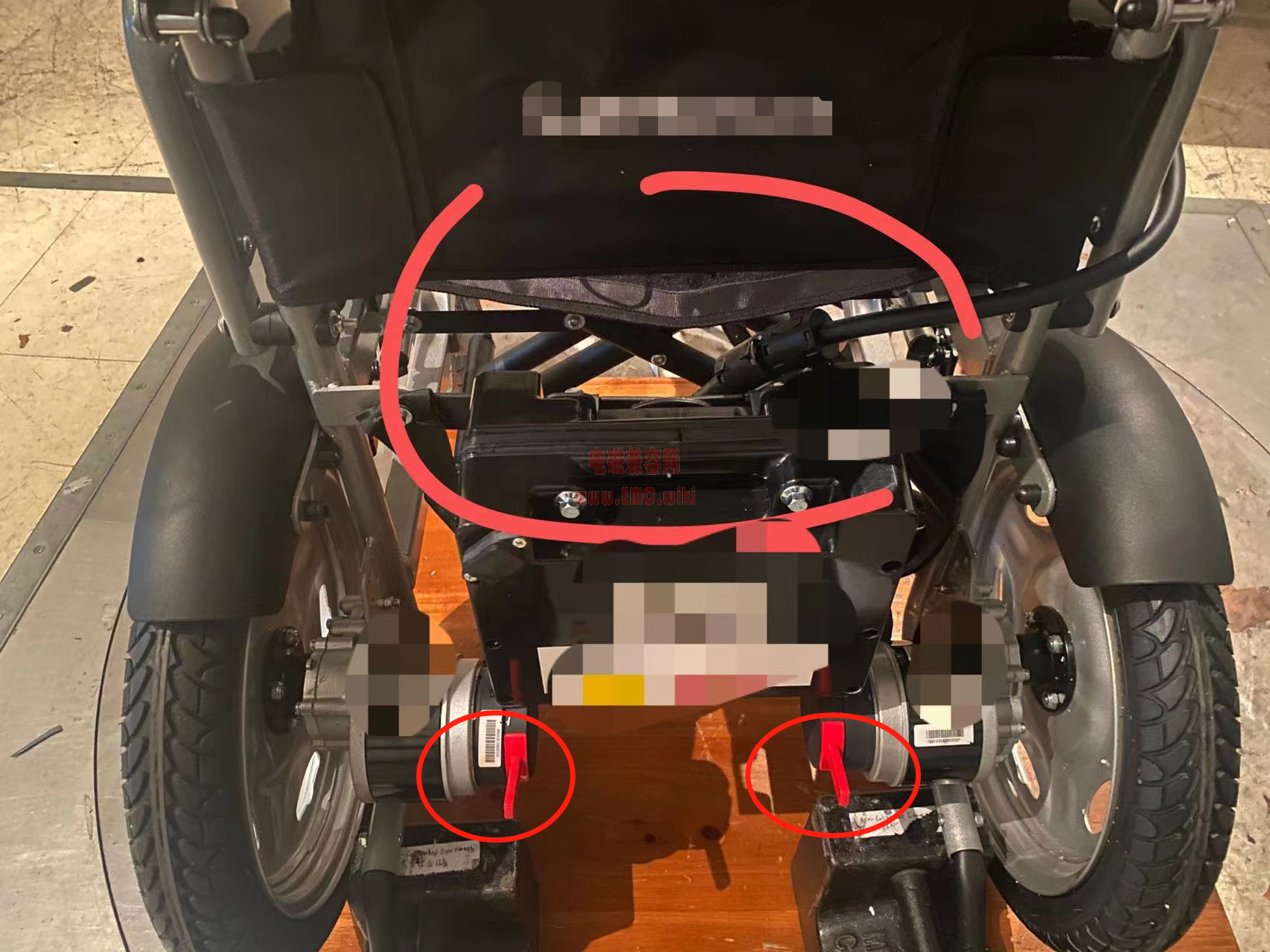 江苏某电动轮椅辐射传导整改案例!!!