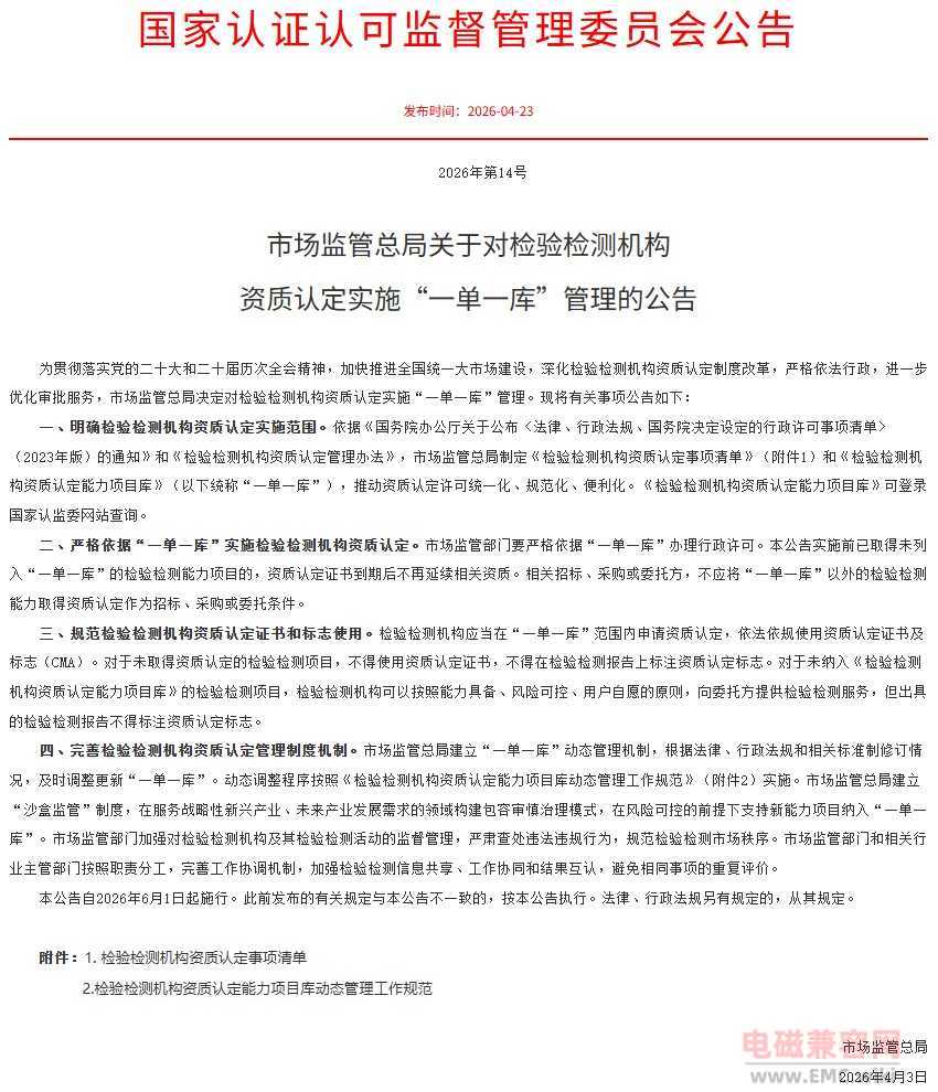 一单一库 —— 国家市场监督管理总局