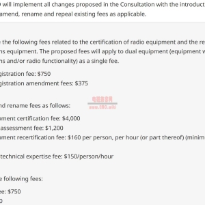 加拿大IC ID无线认证 RF发证费用涨价 700美金 - SMSE-006-23 July 2023 ... ... ...